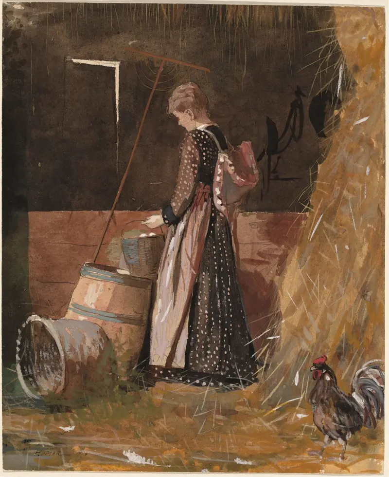 Frische Eier von Winslow Homer