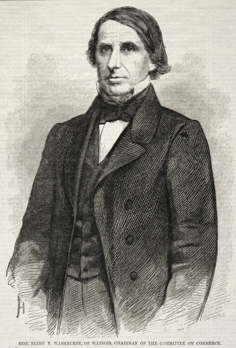 Hon. Elihu B. Washburne, of Illinois, Chairman of the Committee on Commerce av Winslow Homer
