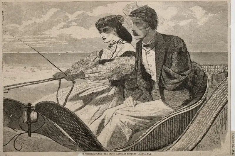 Our Watering Places – The Empty Sleeve at Newport av Winslow Homer