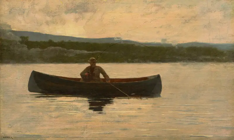 Hra na ryby, Winslow Homer