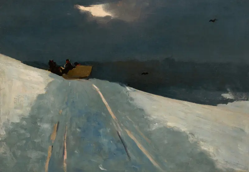 Schlittenfahrt von Winslow Homer