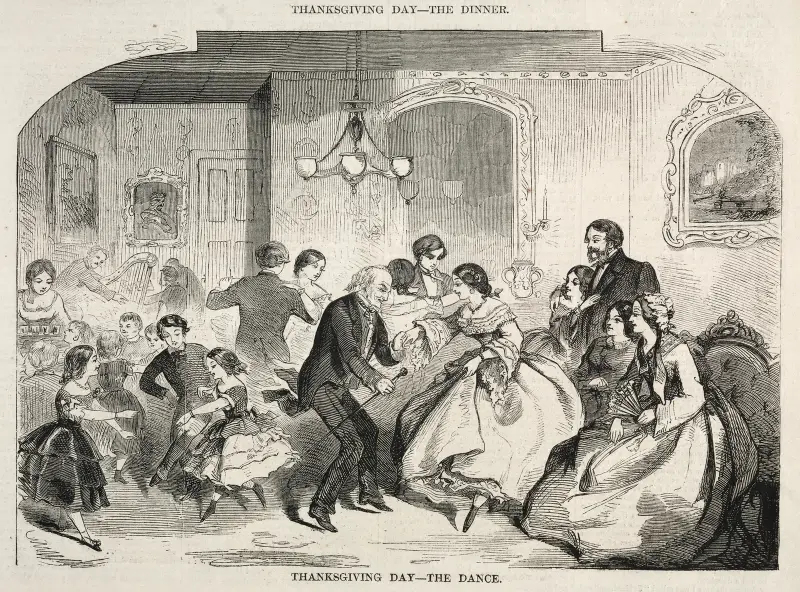 Thanksgiving Day – The Dance av Winslow Homer