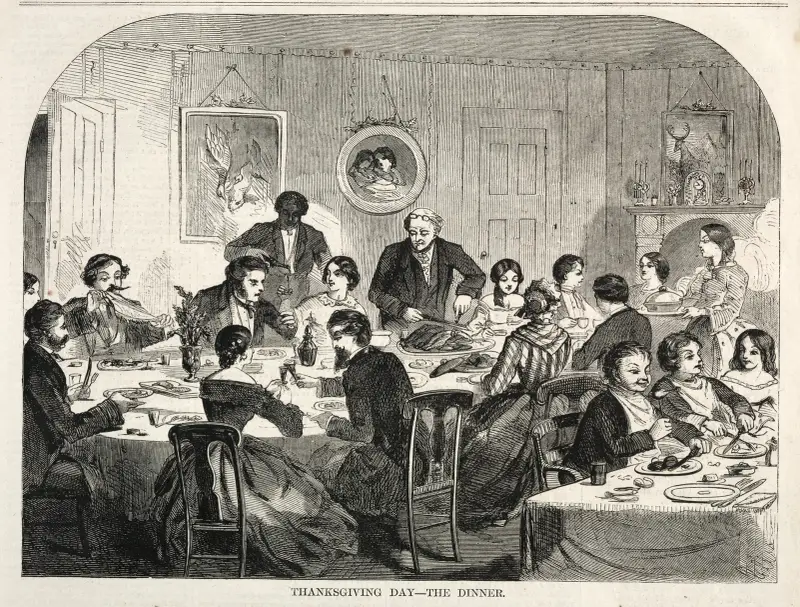 Thanksgiving Day – The Dinner av Winslow Homer