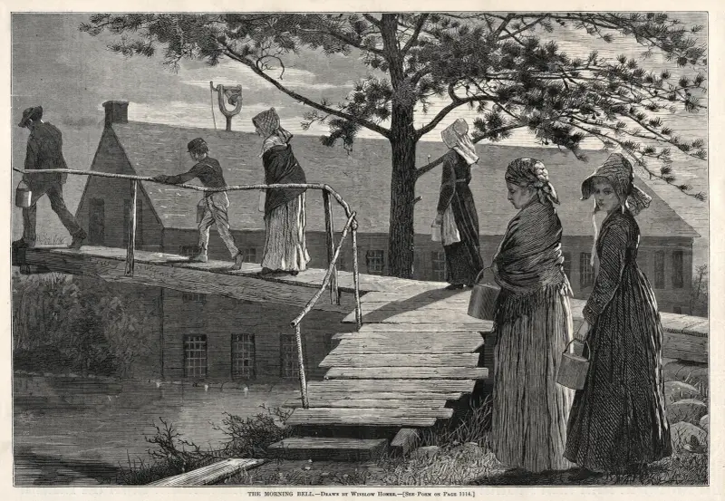 The Morning Bell av Winslow Homer