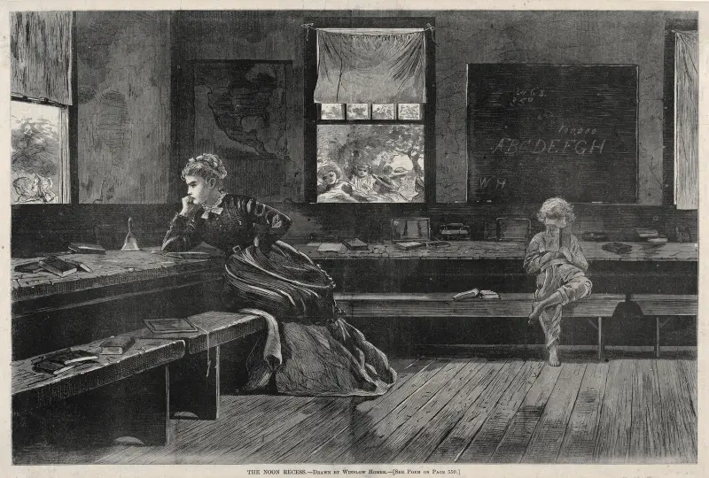 The Noon Recess av Winslow Homer