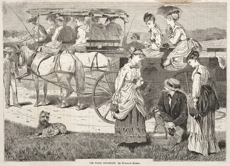 Piknikowa wycieczka, Winslow Homer