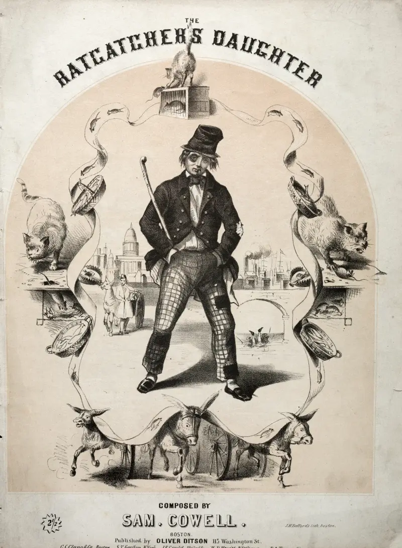 The Ratcatcher’s Daughter – Sheet Music Cover av Winslow Homer