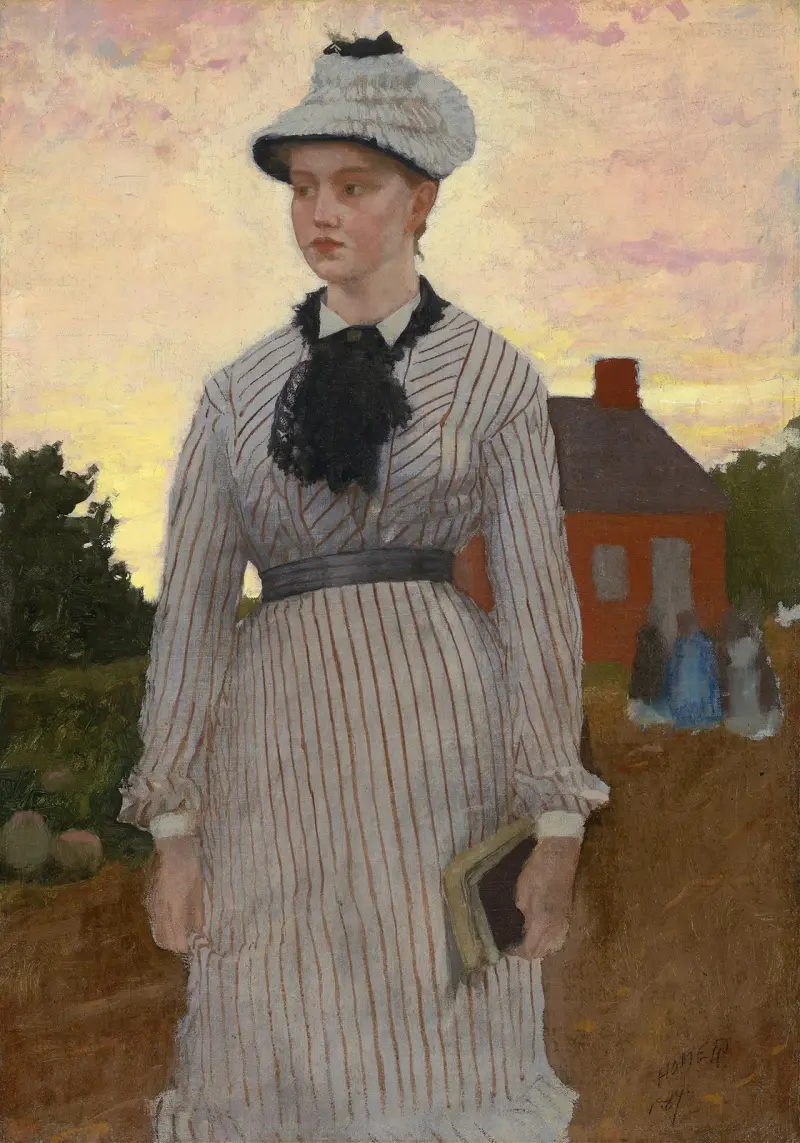 Das rote Schulhaus von Winslow Homer