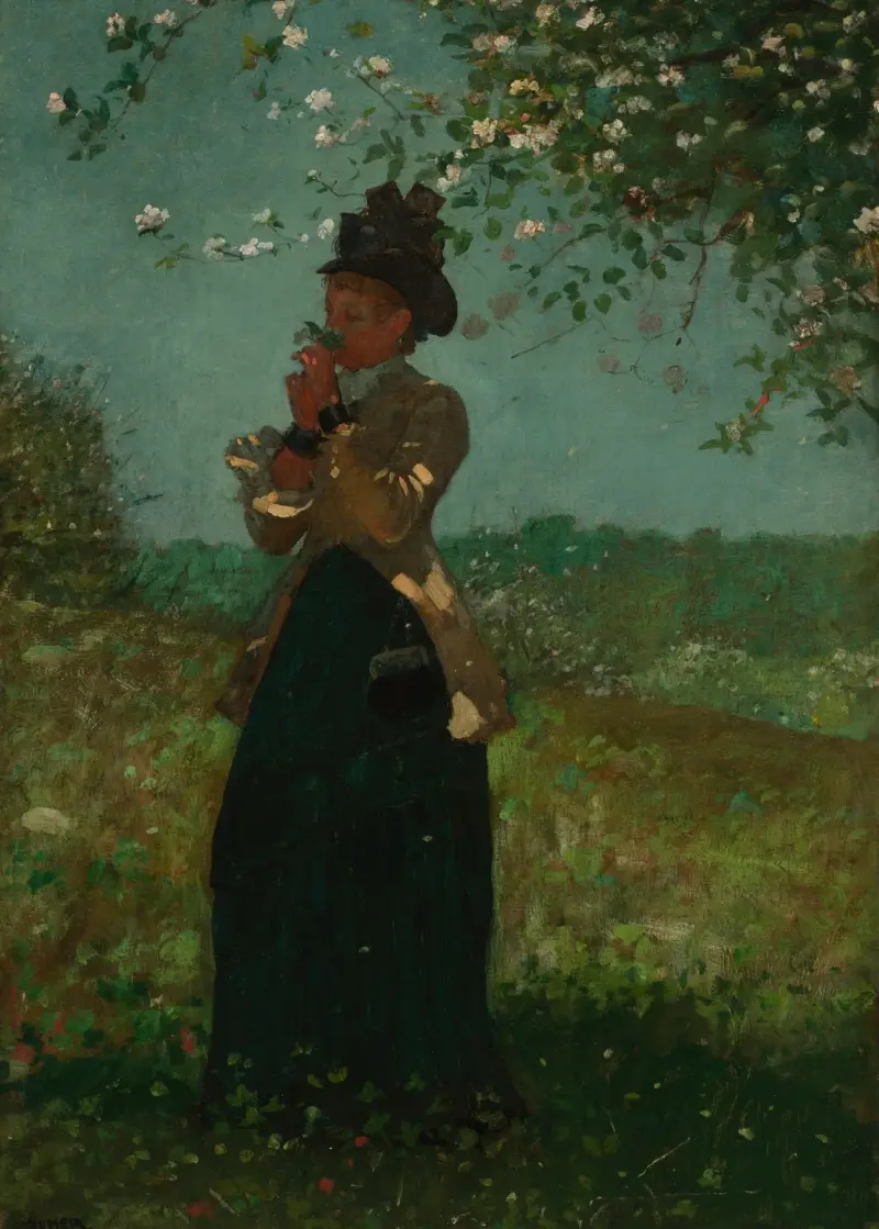 Die gelbe Jacke von Winslow Homer
