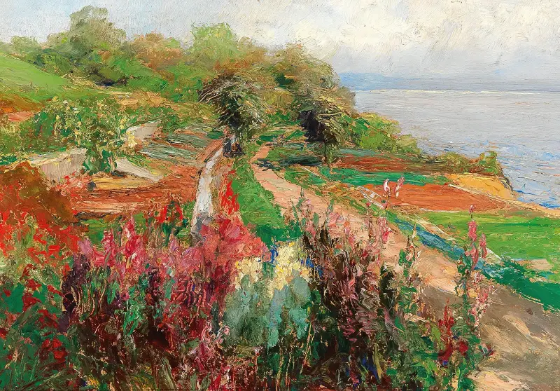 Küstenlandschaft von Olga Wisinger-Florian