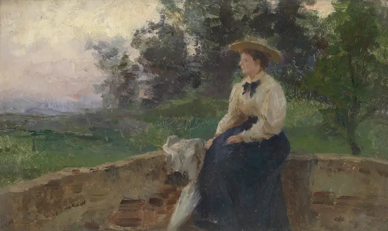 W zamyśleniu, Olga Wisinger-Florian