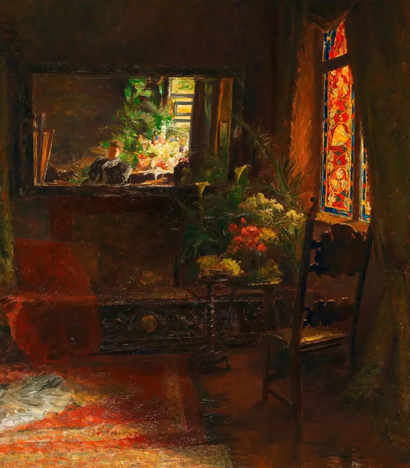 Můj ateliér, Olga Wisinger-Florian