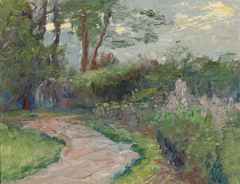 Weg im Park von Olga Wisinger-Florian