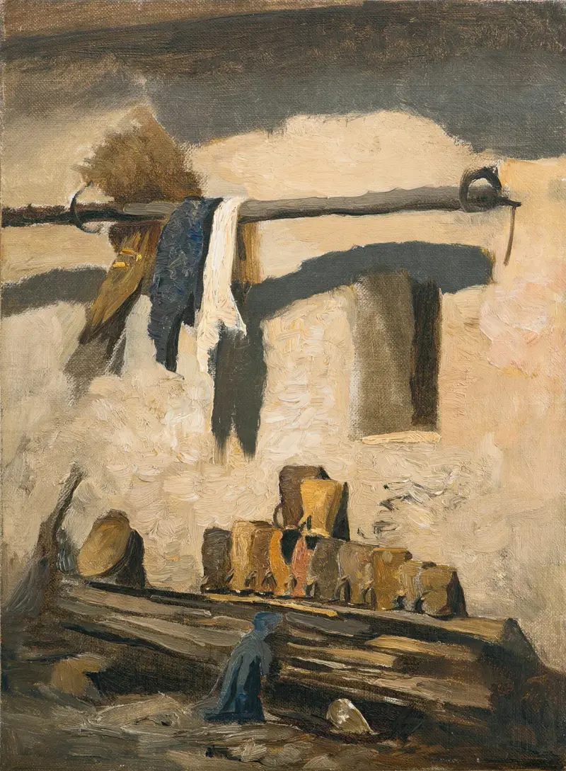 Wall of a house av Olga Wisinger-Florian