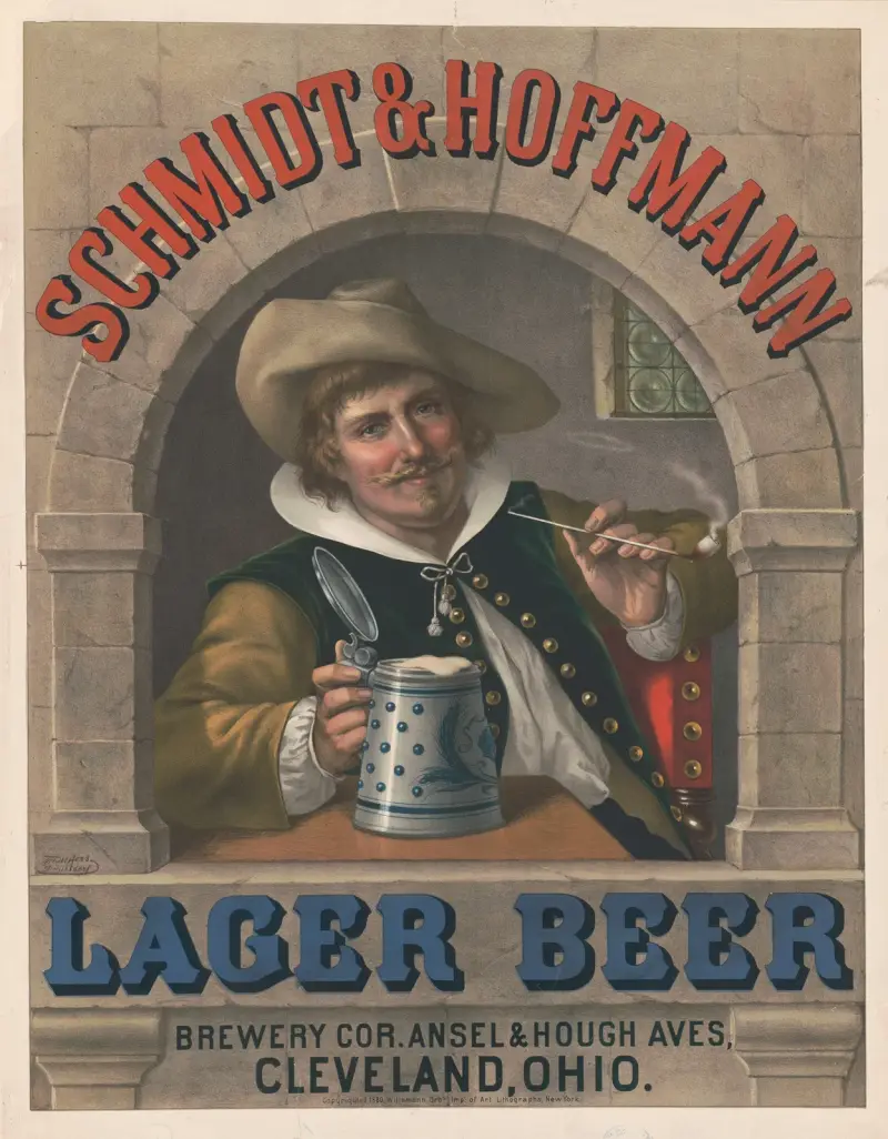 Schmidt & Hoffmann lager beer, 1880 – Nr. 2, Wittemann Bros.