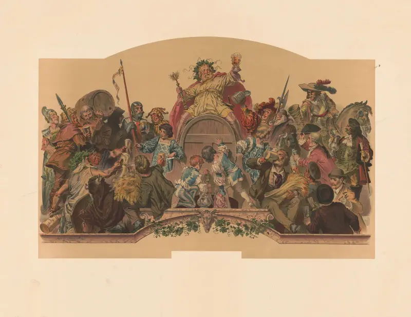 The beer drinkers of all times av Wittemann Bros.