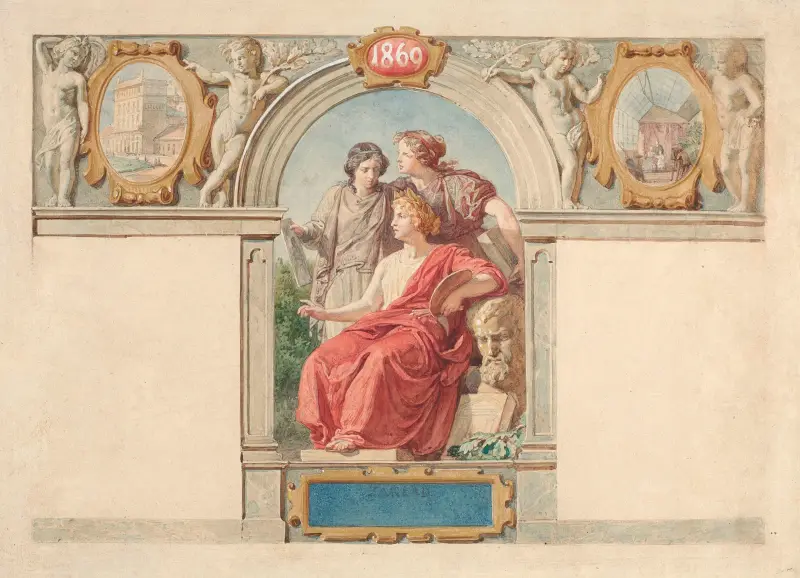 Design for an advertisement of Maksymilian Fajans’ lithographic and photographic shops av Wojciech Gerson