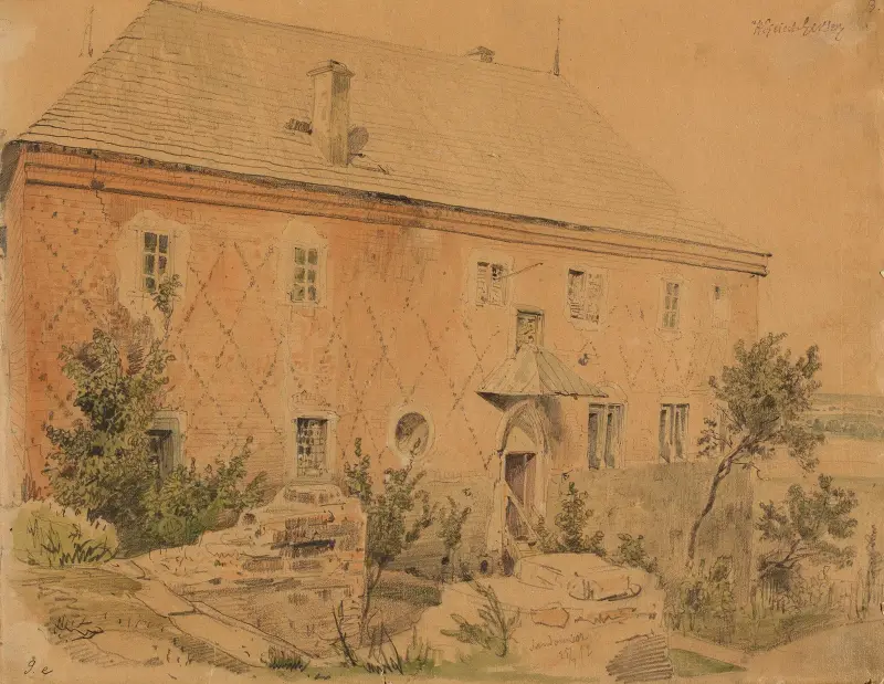 Das Długosz-Haus in Sandomierz, das sogenannte Rote Haus von Wojciech Gerson