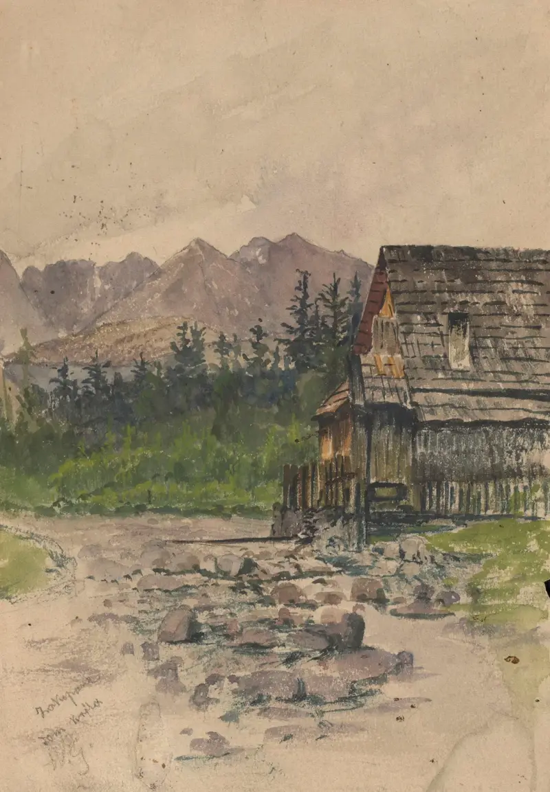 Landschaft der Tatra, 1853 von Wojciech Gerson