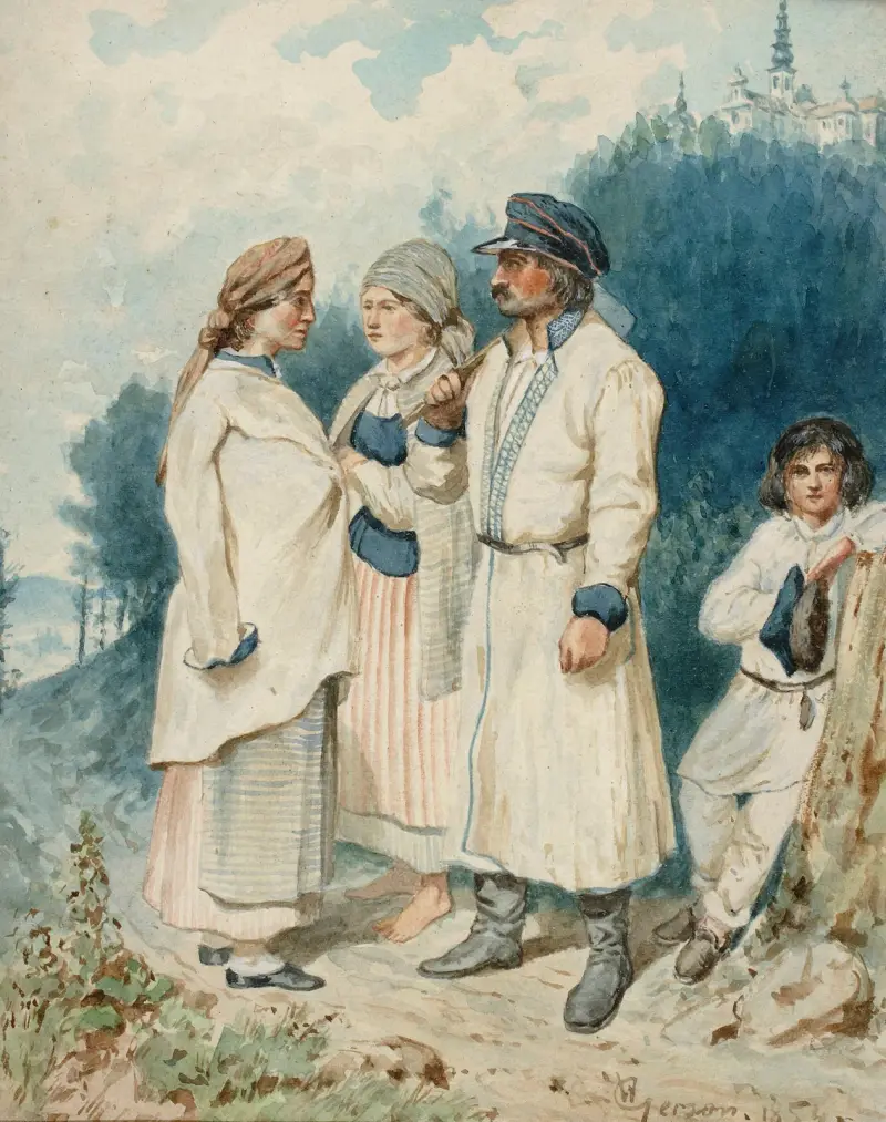 Chłopi z okolic Sandomierza, Wojciech Gerson