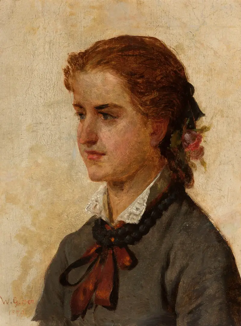 Portret młodej dziewczynki, Wojciech Gerson
