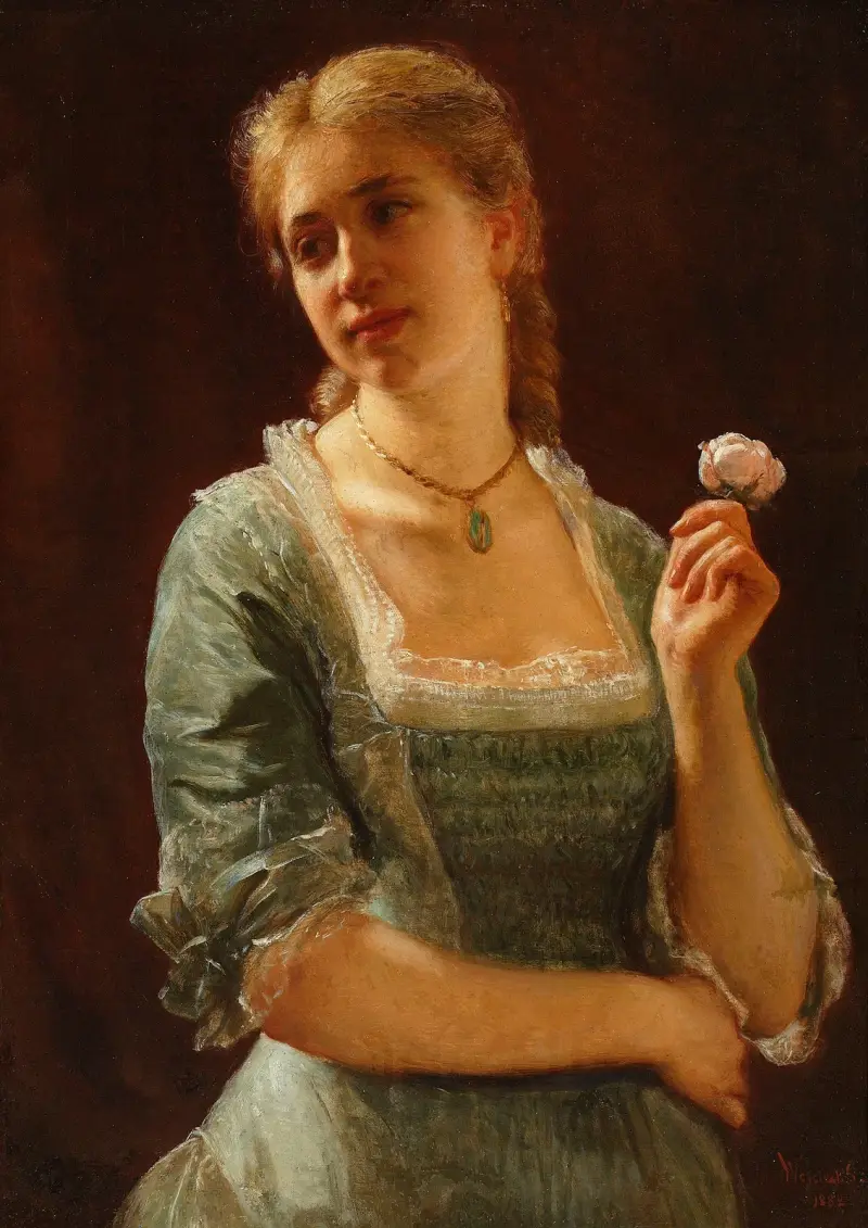 Porträt von Jadwiga Strachocka geb. Szpet von Wojciech Gerson