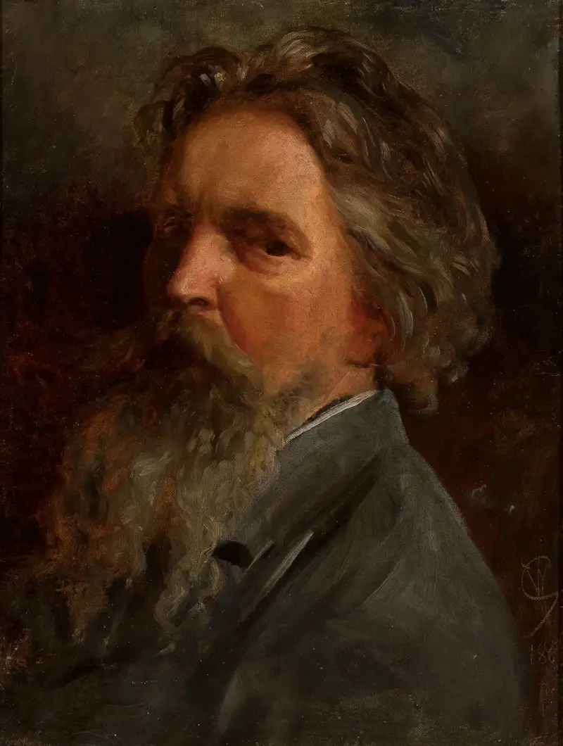 Autoportret, 1885, Wojciech Gerson