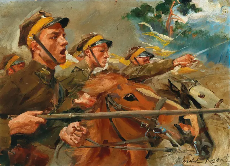 Attack! von Wojciech Kossak
