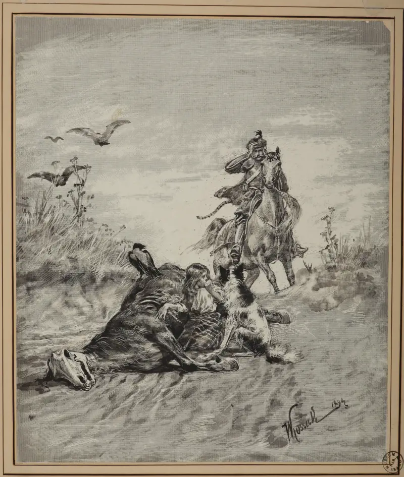 Aus der Kriegstragödie von Wojciech Kossak
