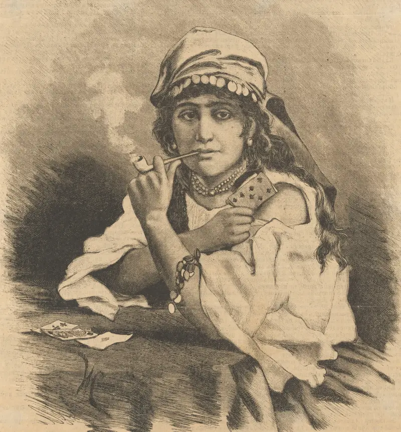 Gypsy Woman av Wojciech Kossak