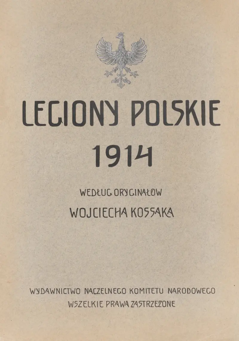 Legiony polskie 1914 – cover av Wojciech Kossak