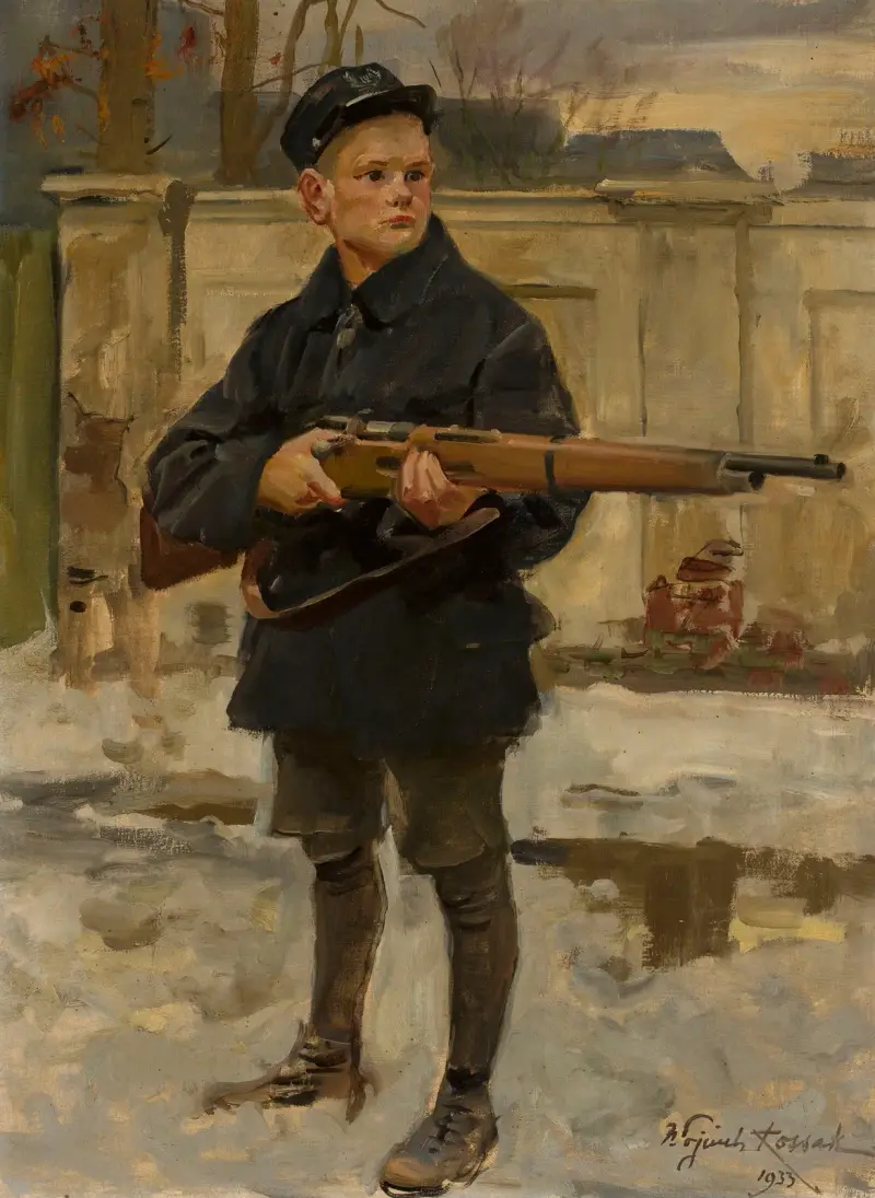 Lvov Eaglet av Wojciech Kossak