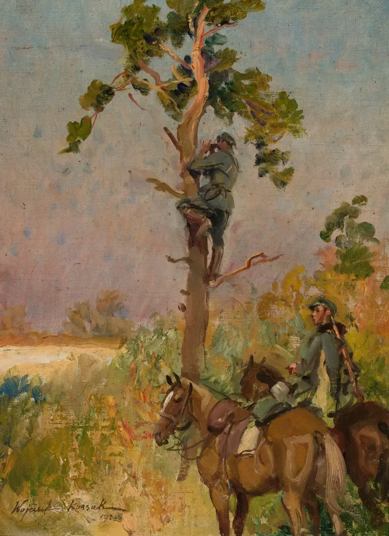 Aufklärung zu Pferd von Wojciech Kossak