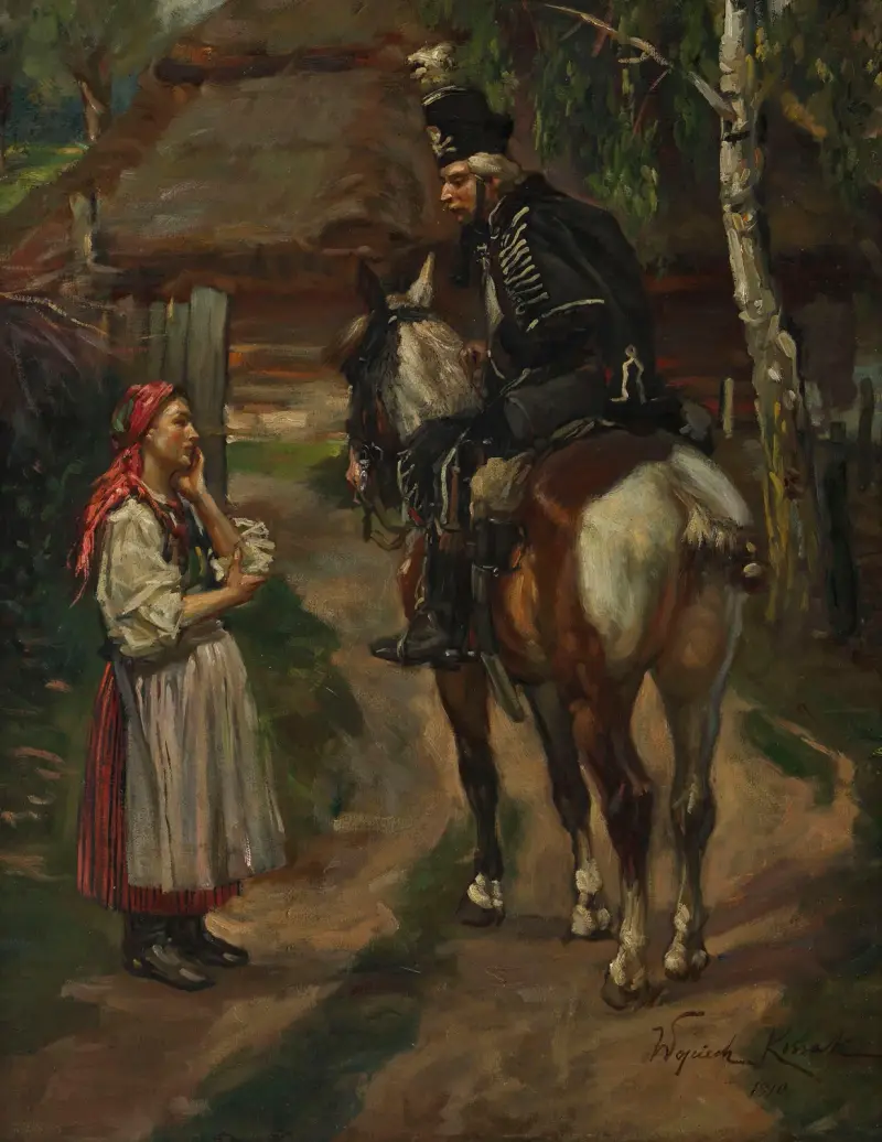 Traurige Nachrichten von Wojciech Kossak