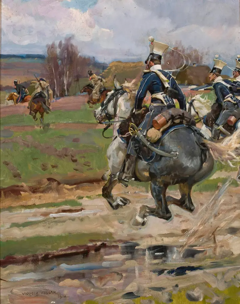 Ulaner av Wojciech Kossak