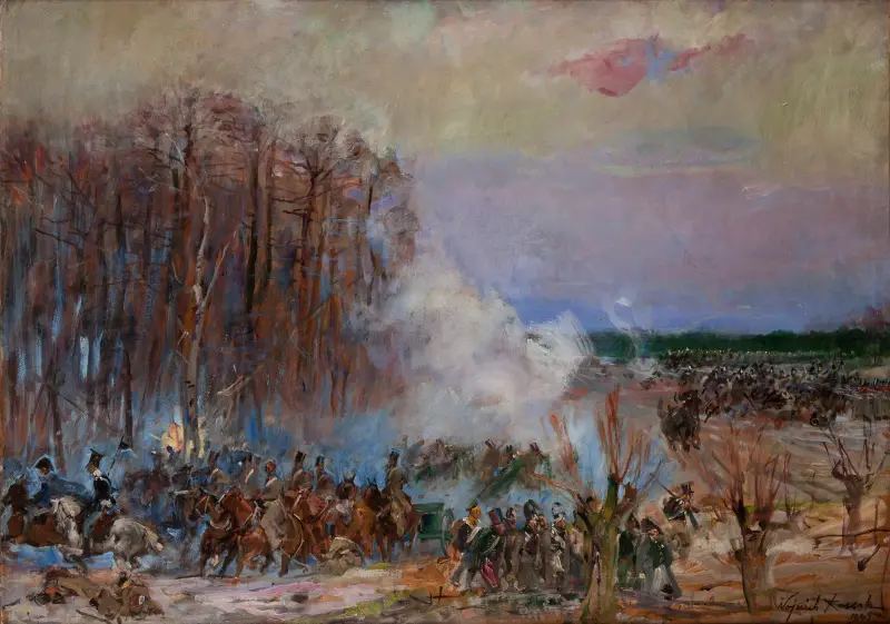 Striden om alkärret av Wojciech Kossak