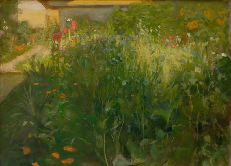 Blomsterträdgård av Wojciech Weiss