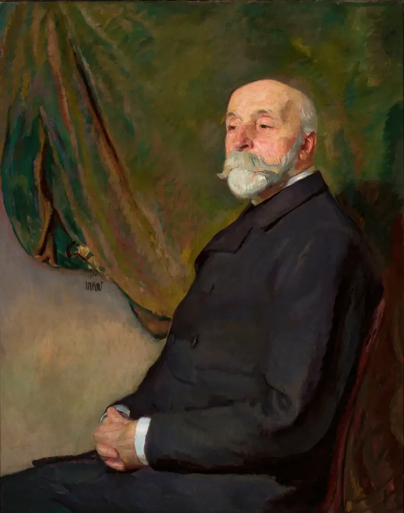 Porträtt av August Iwański av Wojciech Weiss