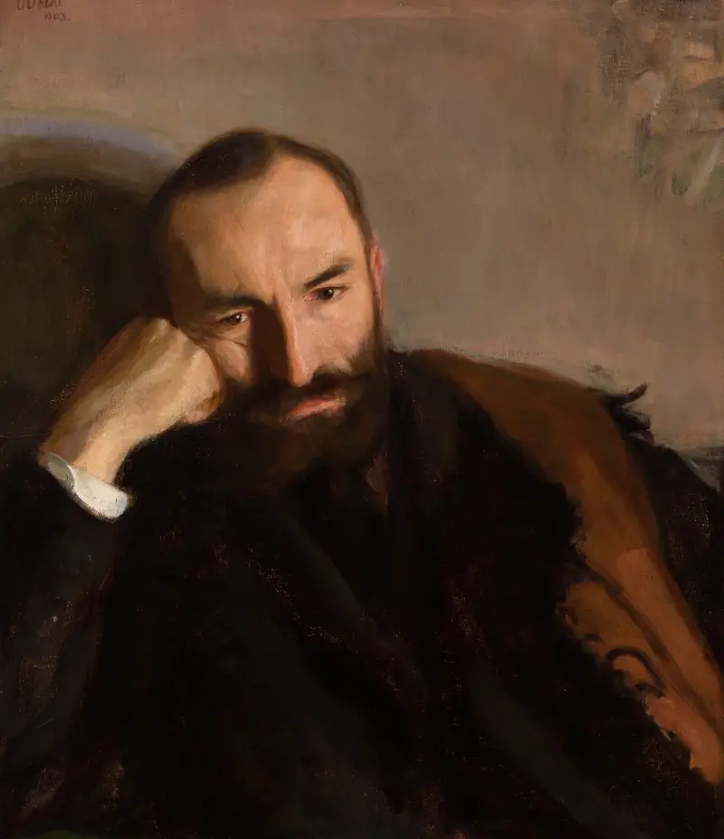Porträtt av Feliks Jasieński av Wojciech Weiss