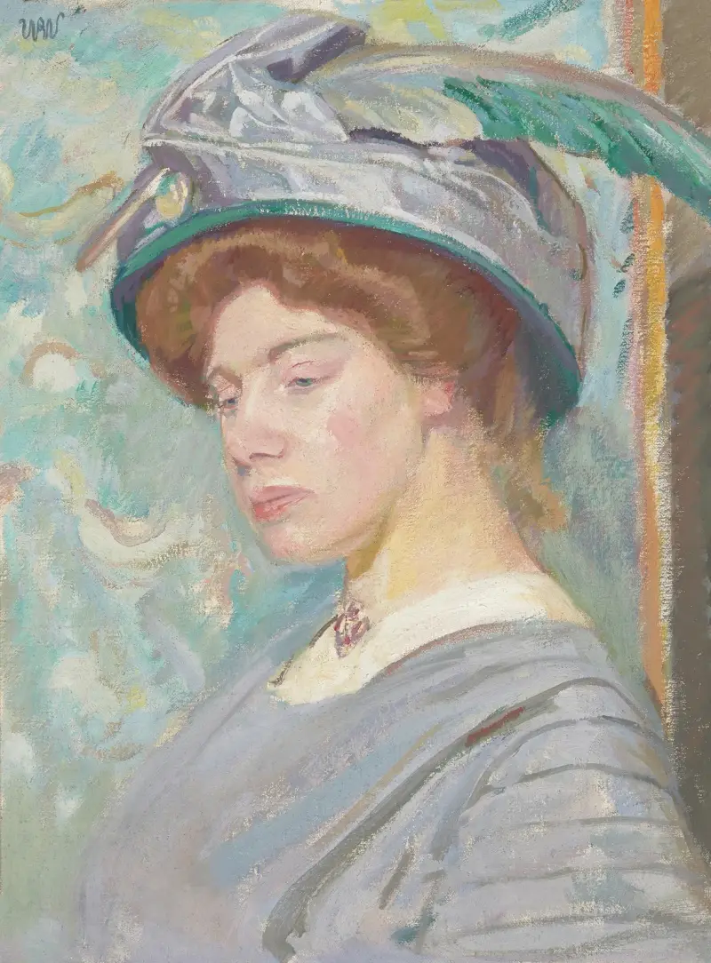 Porträtt av Janina Stanisławska av Wojciech Weiss