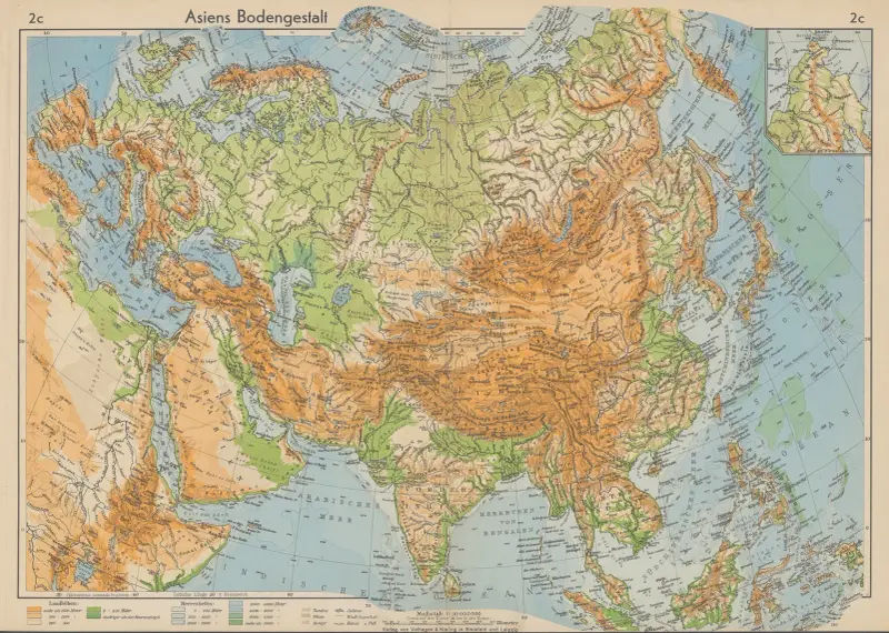 Asiens Bodengestalt von Wolfgang Preuss