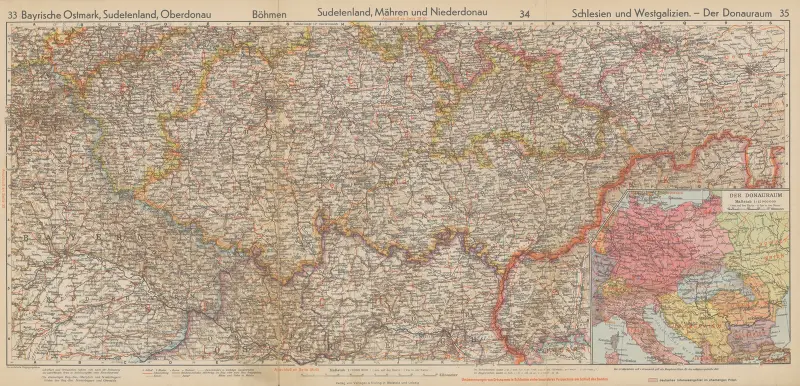 Bayrische Ostmark, Sudetenland, Oberdonau,Bohmen, Sudetenland, Mahrenund Niederdonau av Wolfgang Preuss
