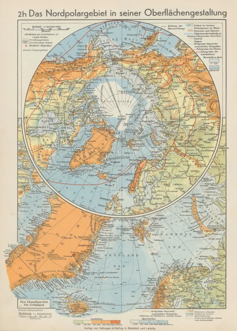 Das Nordpolargebiet in seiner Oberflächengestaltung von Wolfgang Preuss