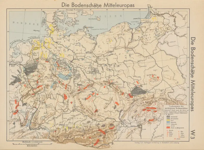 Die Bodenschätze Mitteleuropas von Wolfgang Preuss