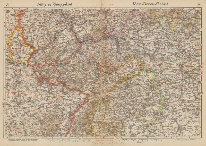 Mittleres Rheingebiet, Main-Donau-Gebiet von Wolfgang Preuss