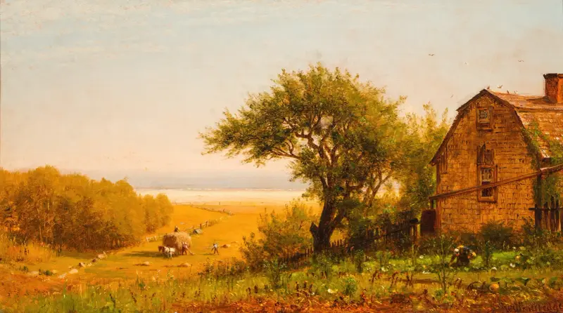 A Home by the Seaside av Worthington Whittredge