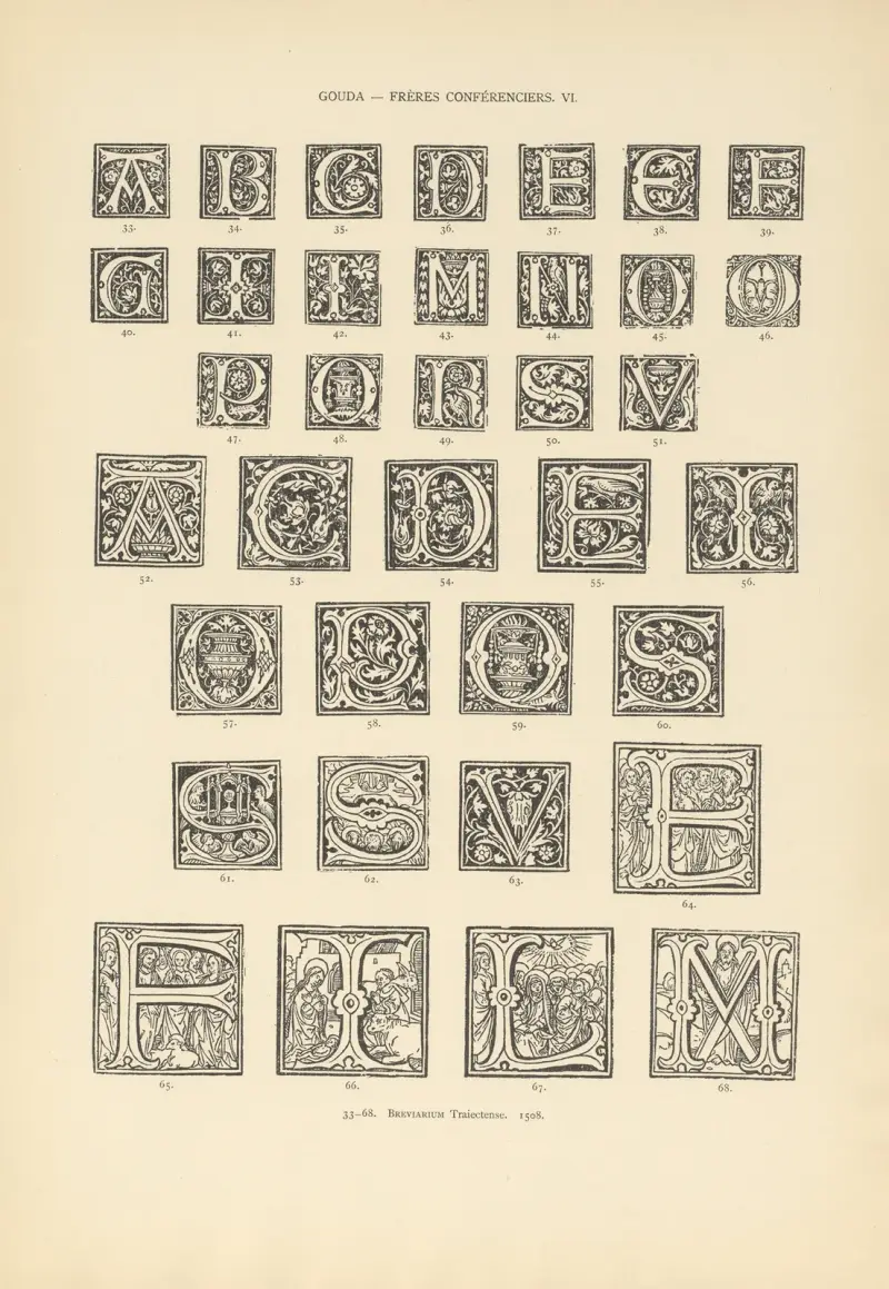 L’art typographique dans les Pays-Bas pendant les années 1500 à 1540 Pl.079 av Wouter Nijhoff
