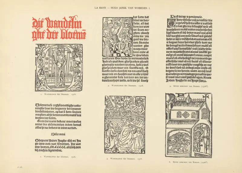 L’art typographique dans les Pays-Bas pendant les années 1500 à 1540 Pl.087 av Wouter Nijhoff