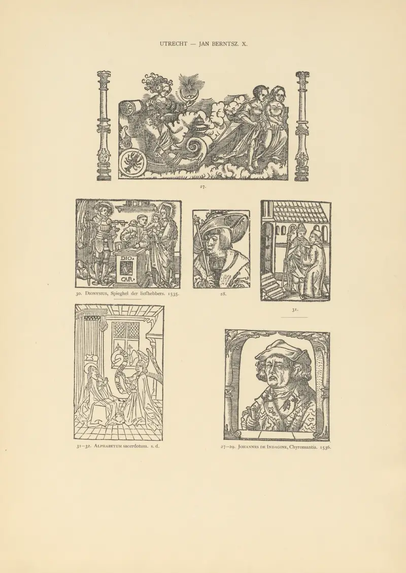 L’art typographique dans les Pays-Bas pendant les années 1500 à 1540 Pl.126 av Wouter Nijhoff