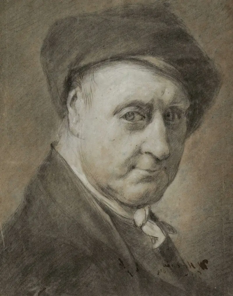Autoportret Wybranda Hendriksa w wieku 69 lat, Wybrand Hendriks